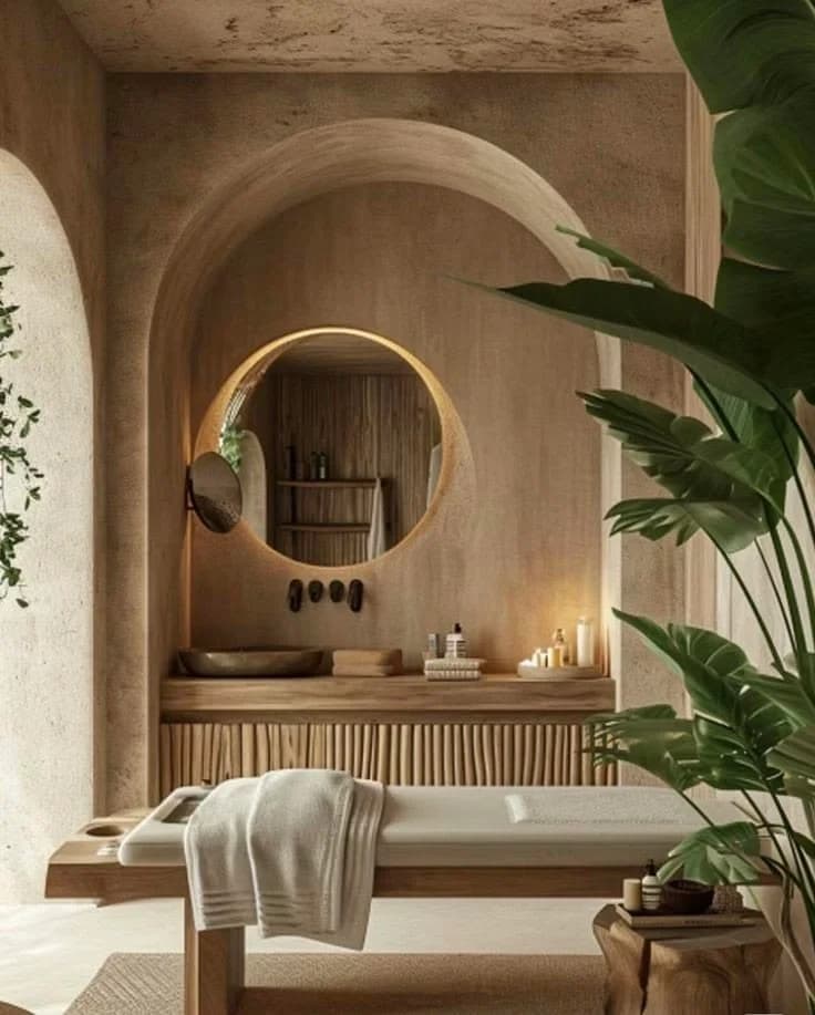 A quiet corner of the Lumora Wellness studio
