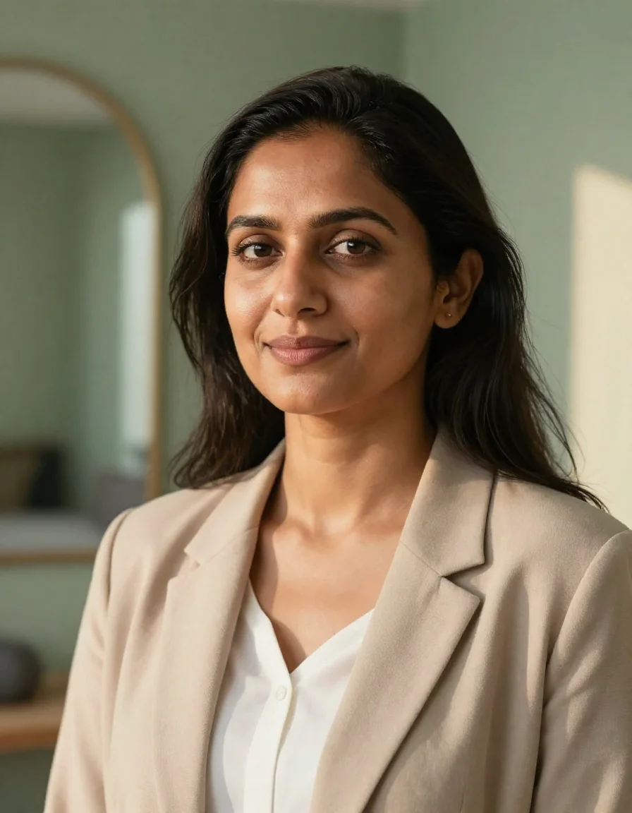 Dr. Tara Nair, clinical psychologist and co-founder of Lumora Wellness
